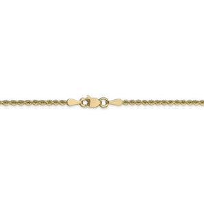 1.8mm Solid Gold Rope Chain