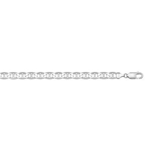4mm Solid Gold Flat Anchor Link Chain