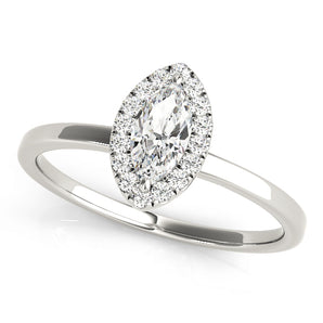Marquise Petite Pave with Heiress Halo